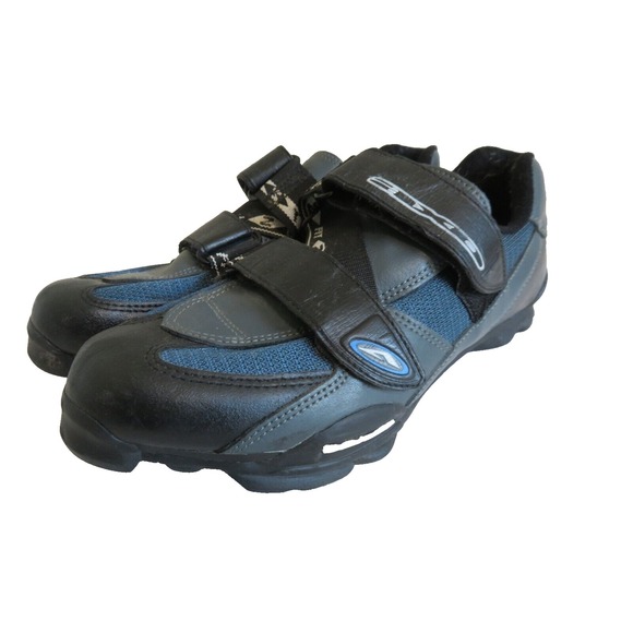 AXO Bicycling Bike‎ Cycling Shoes Blue Black Gray EUR 43 US Mens Size 9 - Picture 4 of 9